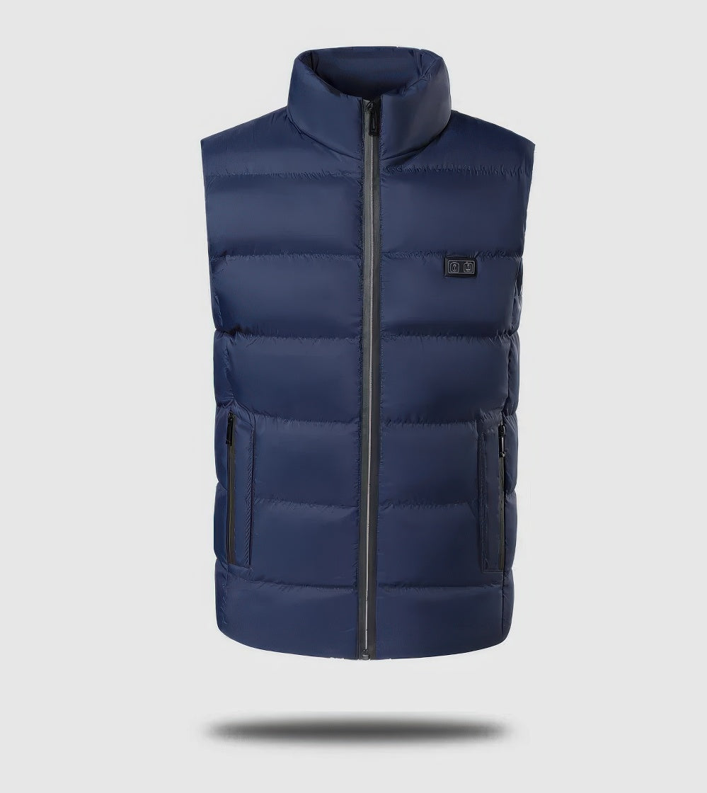 Andres - Gilet thermo chauffant électrique pour homme avec connecteur USB