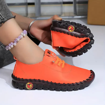 LARA | SNEAKERS DÉCONTRACTÉES SOLIDES POUR FEMME