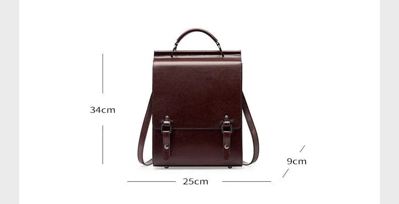 Marine - Sac à Dos Cuir Femme Lizeth