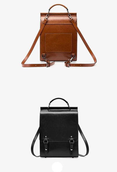 Marine - Sac à Dos Cuir Femme Lizeth