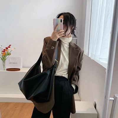 Nathalie - Sac Cabas avec Fermeture Éclair