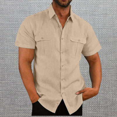 Lenoir™ | Chemise courte à deux poches