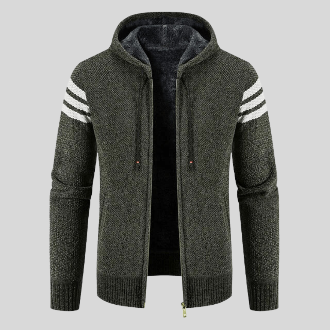 Zain - Vieux argent Gilet en polaire avec fermeture éclair