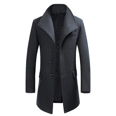 Oscar - Manteau de laine long pour homme