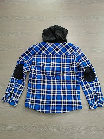 Orobong | Manteau Fleece à Carreaux pour Hommes