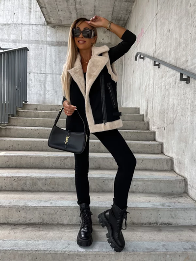 Alaina - Veste en laine sans manches