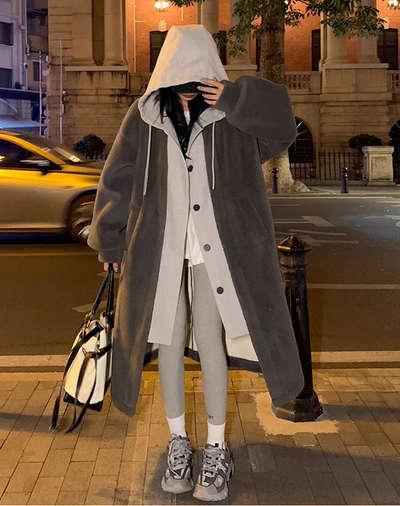 Aria - Veste pour temps froid avec capuche Sherpa