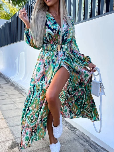 Yenifer | Robe Portefeuille Abstraite