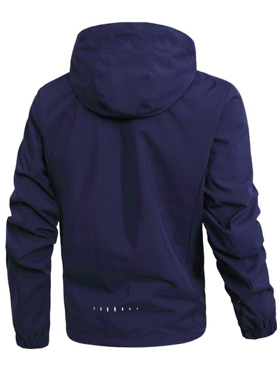 Veste Imperméable Légère à Capuche pour Hommes