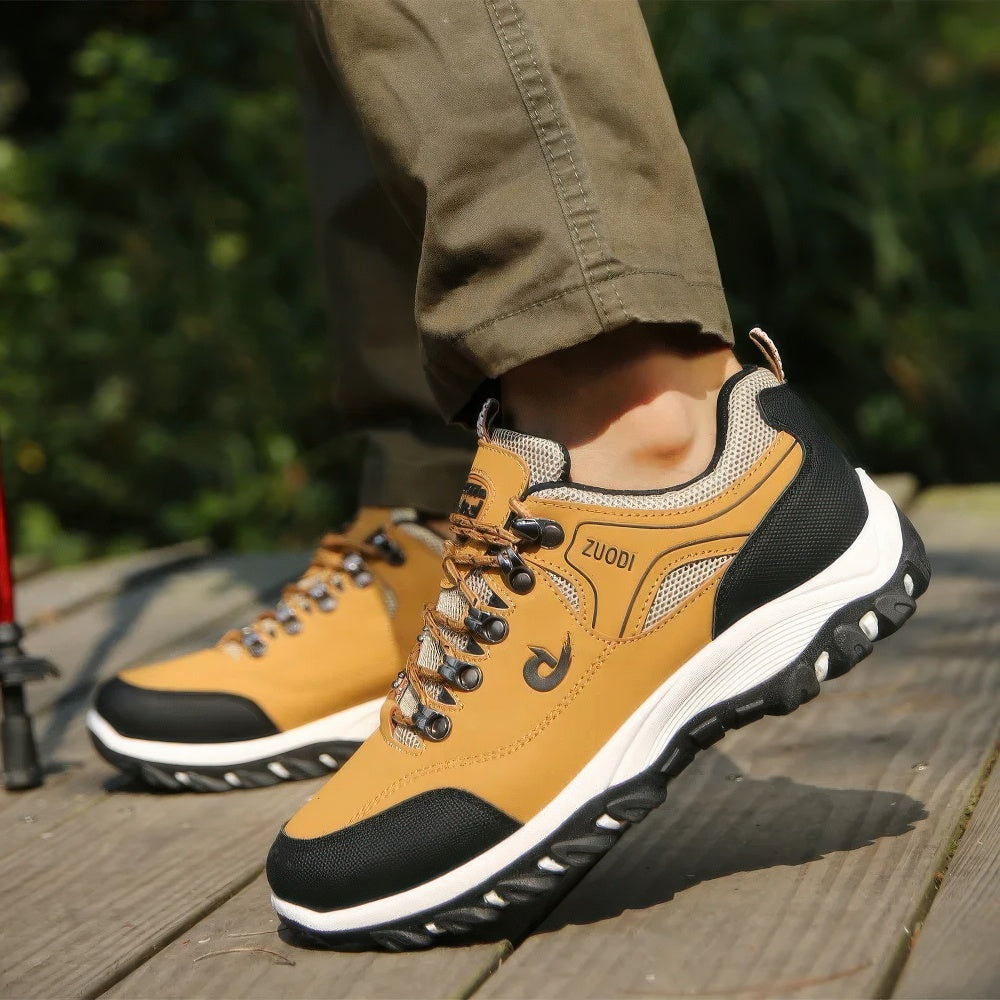Zachary - Bottes de randonnée en cuir imperméables pour hommes