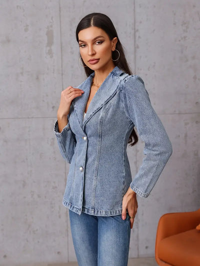 Albina - Veste en jean élégante pour femme