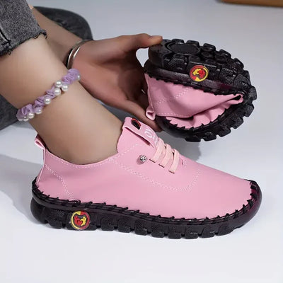 LARA | SNEAKERS DÉCONTRACTÉES SOLIDES POUR FEMME