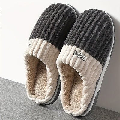 Frederick - Pantoufles chaudes et confortables pour hommes
