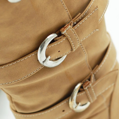 Eva - Bottes hautes avec orteil rond