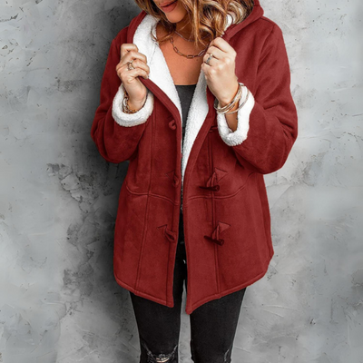 Allie - Manteau stylé doublé de fourrure