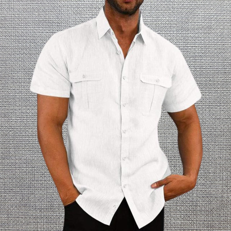Lenoir™ | Chemise courte à deux poches