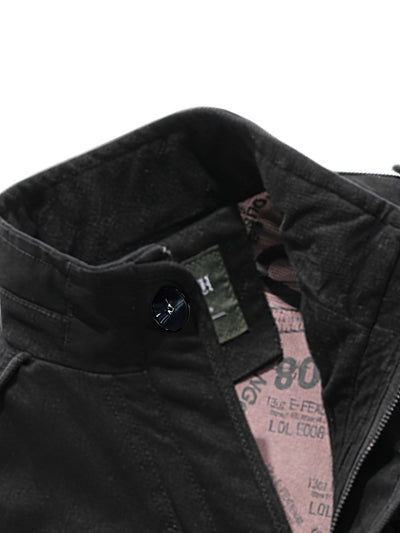 Veste en Coton Rétro Confortable et Respirante