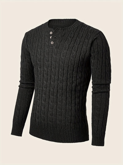 Zane - Pull décontracté pour hommes avec boutons
