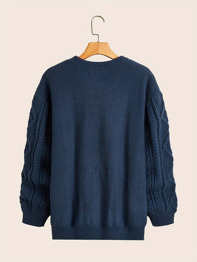 Scott - Pull en câble décontracté pour hommes