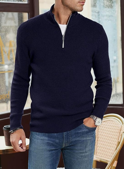 Titus - Pull-over zippé à la mode pour hommes