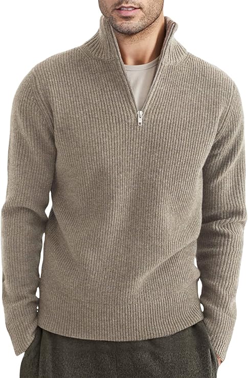 Titus - Pull-over zippé à la mode pour hommes
