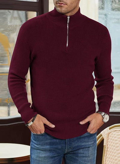 Titus - Pull-over zippé à la mode pour hommes