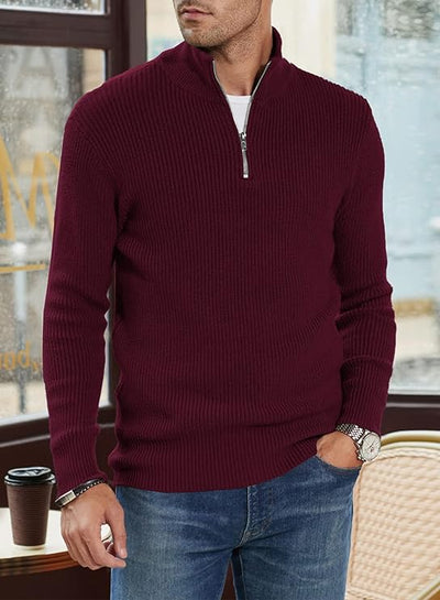 Titus - Pull-over zippé à la mode pour hommes