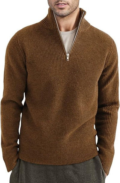 Titus - Pull-over zippé à la mode pour hommes