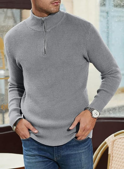 Titus - Pull-over zippé à la mode pour hommes