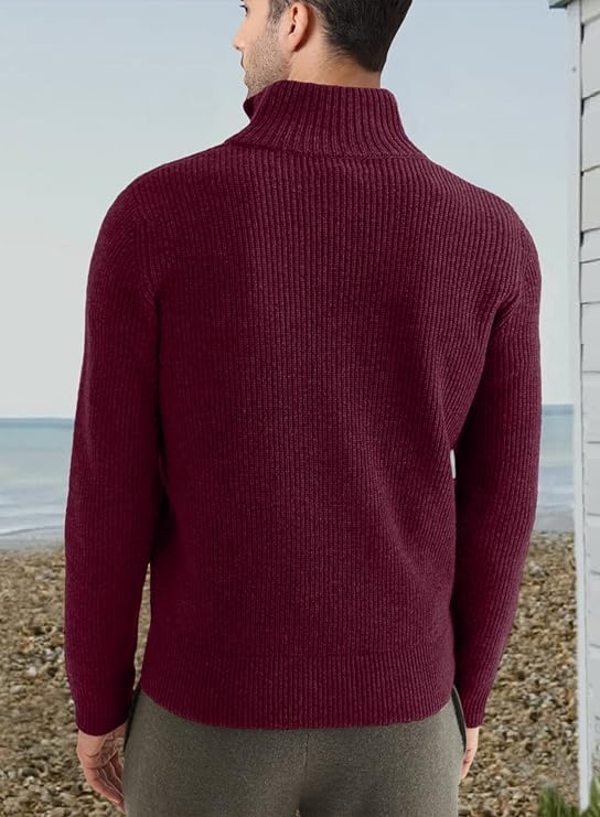 Titus - Pull-over zippé à la mode pour hommes