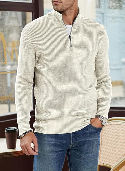 Titus - Pull-over zippé à la mode pour hommes