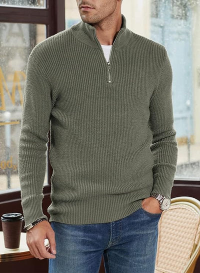 Titus - Pull-over zippé à la mode pour hommes