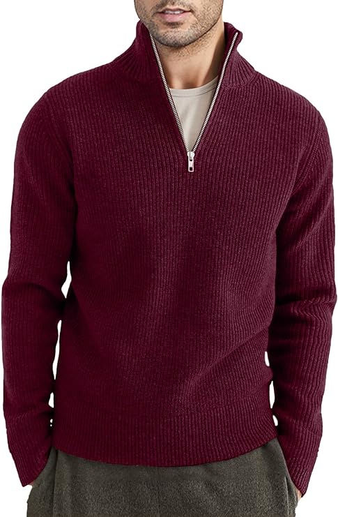 Titus - Pull-over zippé à la mode pour hommes