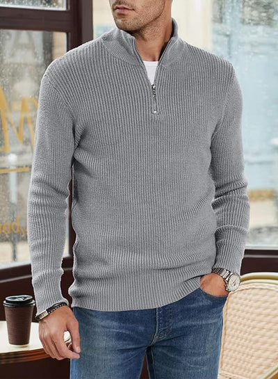 Titus - Pull-over zippé à la mode pour hommes