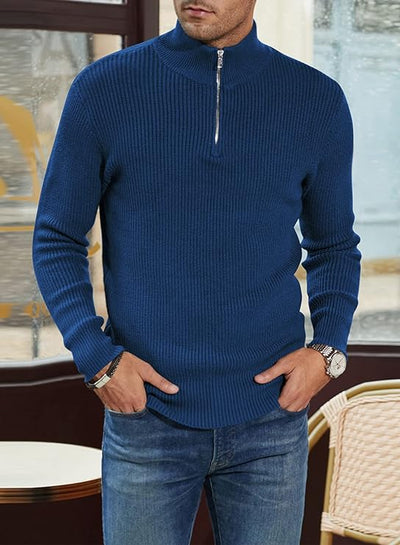 Titus - Pull-over zippé à la mode pour hommes