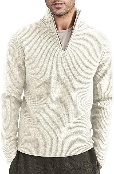 Titus - Pull-over zippé à la mode pour hommes
