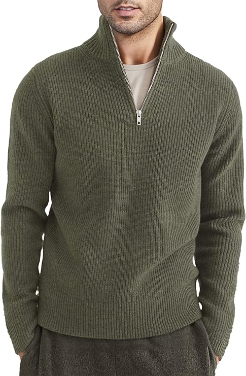 Titus - Pull-over zippé à la mode pour hommes