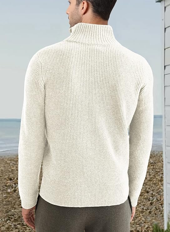 Titus - Pull-over zippé à la mode pour hommes