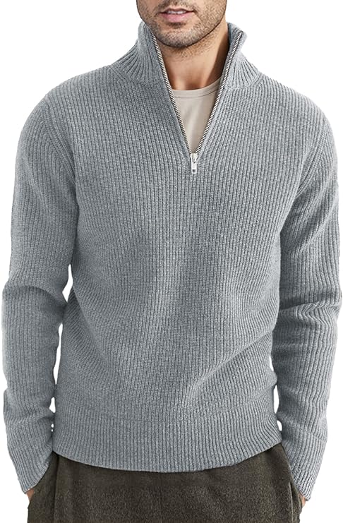 Titus - Pull-over zippé à la mode pour hommes