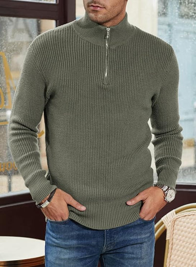 Titus - Pull-over zippé à la mode pour hommes