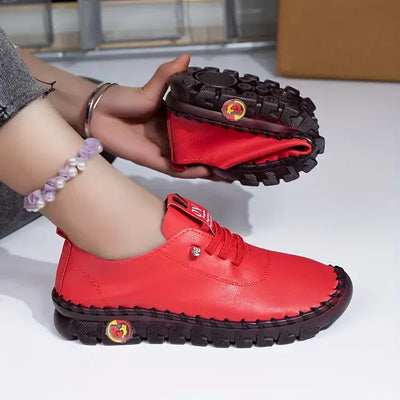 LARA | SNEAKERS DÉCONTRACTÉES SOLIDES POUR FEMME