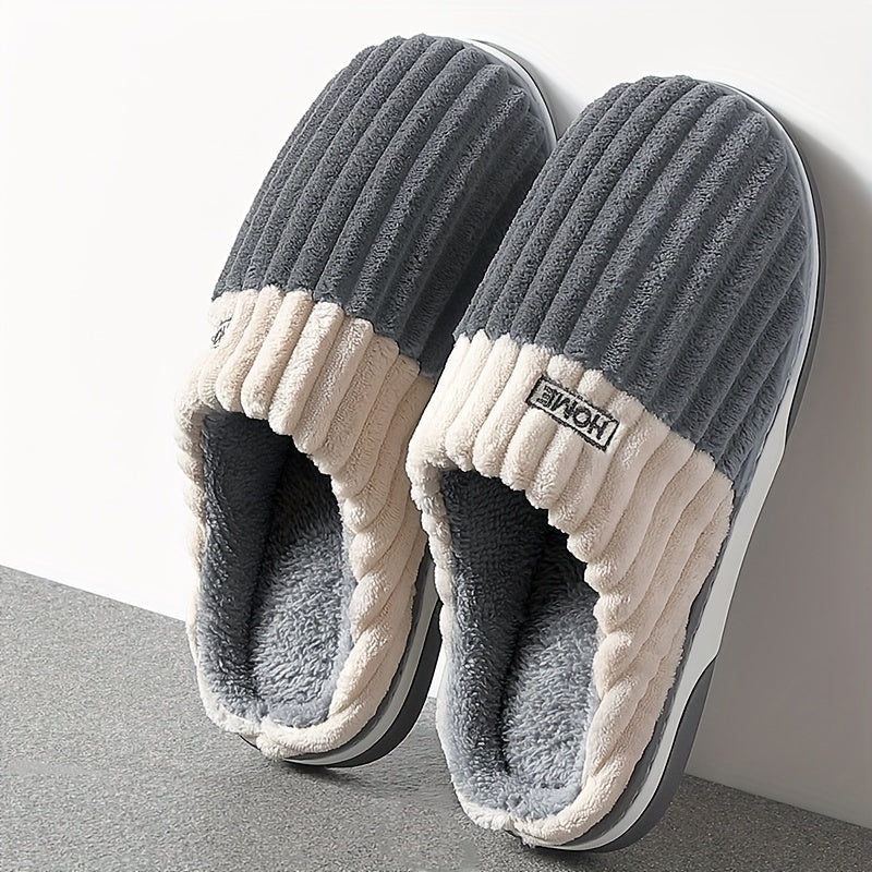 Frederick - Pantoufles chaudes et confortables pour hommes