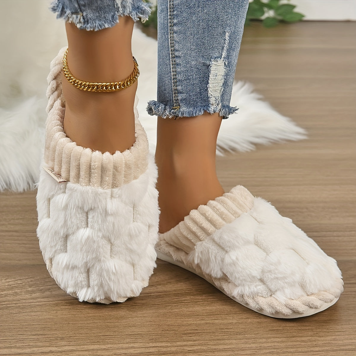 Kyla - Chaussures d'intérieur chaudes pour femmes