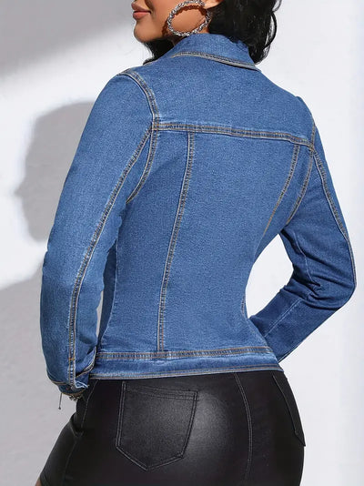 Agnes - Veste en jean élégante pour femme