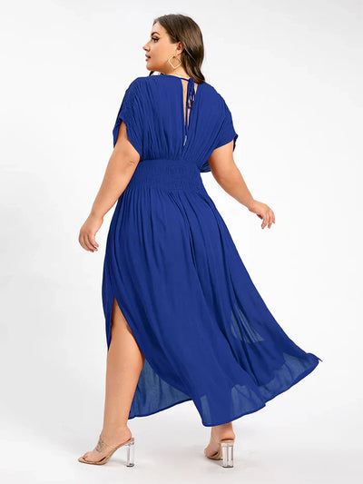 ANETTE | Robe longue à col en V