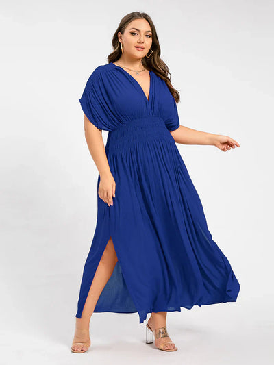 ANETTE | Robe longue à col en V