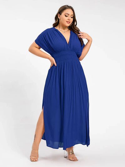 ANETTE | Robe longue à col en V