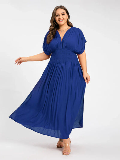 ANETTE | Robe longue à col en V