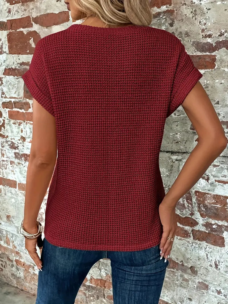 Eva - T-shirt décontracté à manches courtes