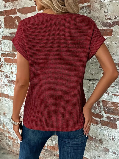 Eva - T-shirt décontracté à manches courtes